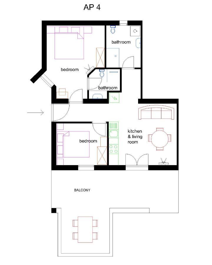 Apartments Bogdanic Krk I Крк Экстерьер фото